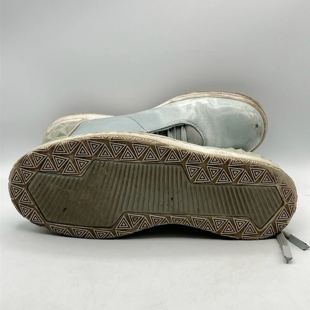 Jordan High Top Sneakers Gray‎ Geometric Heel Accents US 8